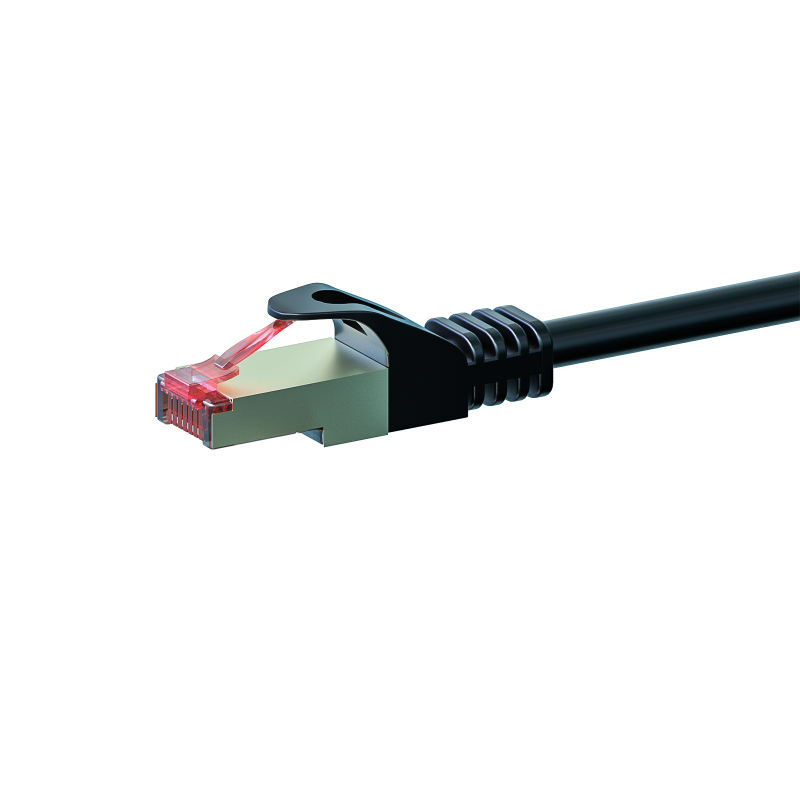 CAT 6 Kabel LSOH - S/FTP - 50 Meter - Schwarz