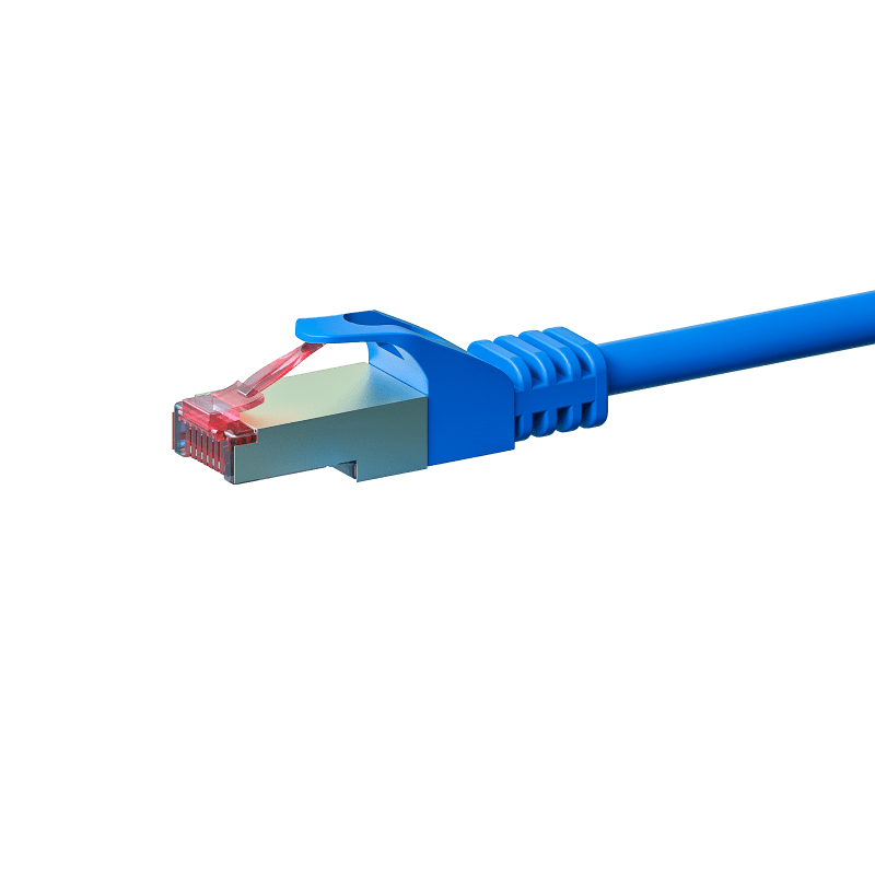 CAT6 Kabel LSOH S-FTP - 0,50 Meter - blau