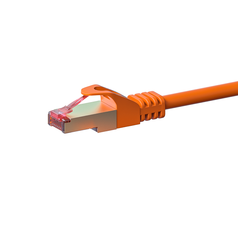 CAT6 Kabel LSOH S-FTP - 0,50 Meter - orange