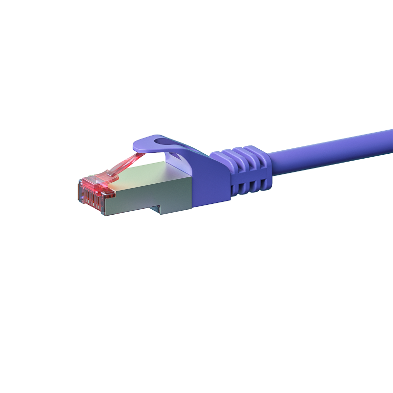 CAT6 Kabel LSOH S-FTP - 1 Meter - lila