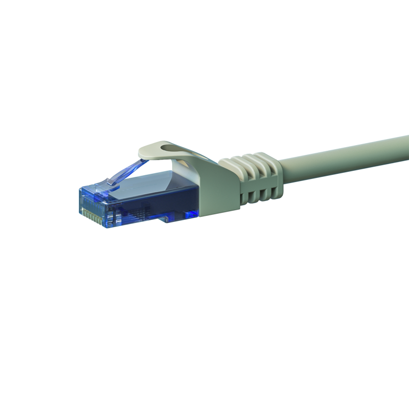 UTP CAT6a 0,15m grau - 100% Kupfer