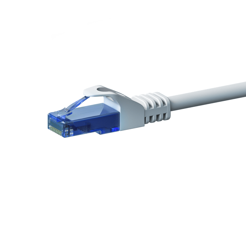 UTP CAT6a 0,15m weiß - 100% Kupfer