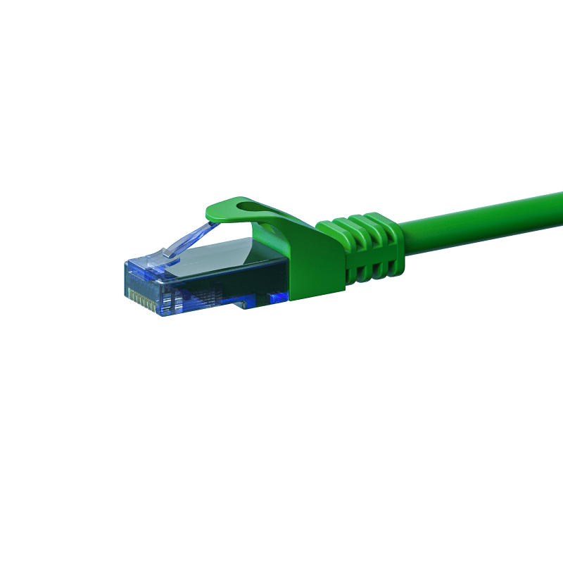 UTP CAT6a 0,25m grün - 100% Kupfer