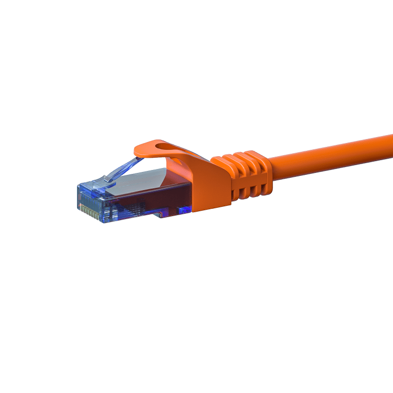 UTP CAT6a patchkabel 0,50m oranje - 100% koper