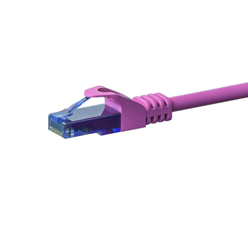 UTP CAT6a 0,15m rosa - 100% Kupfer