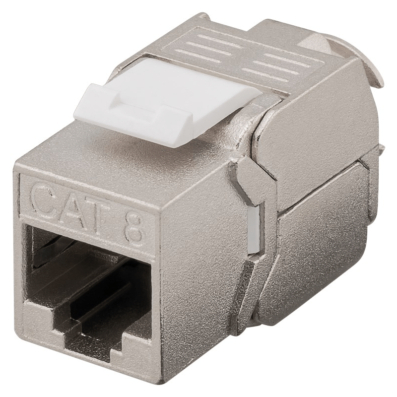 CAT8 STP Keystone Netzwerkstecker - Toolless