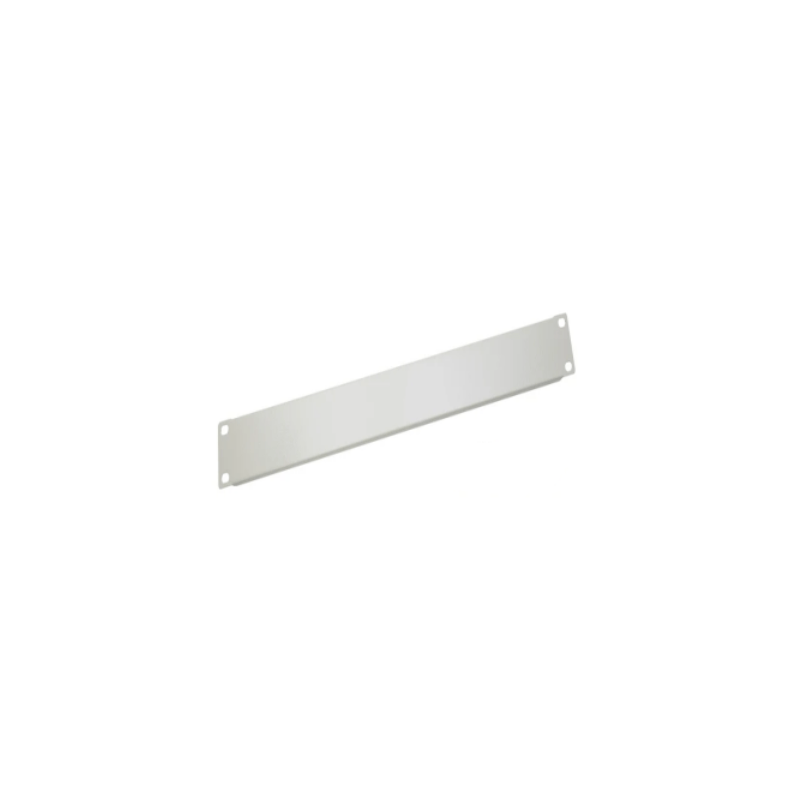 2 HE 19 Zoll Abdeckleiste - weiss