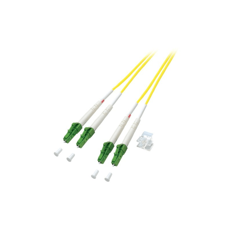 Glasfaserkabel LC/APC-LC/APC OS2 Duplex - 7,50 Meter