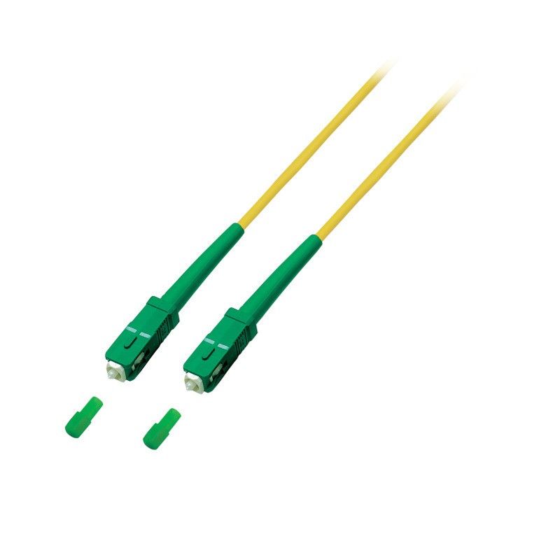 OS2 Glasfaserkabel SC/APC-SC/APC Simplex - 2 Meter