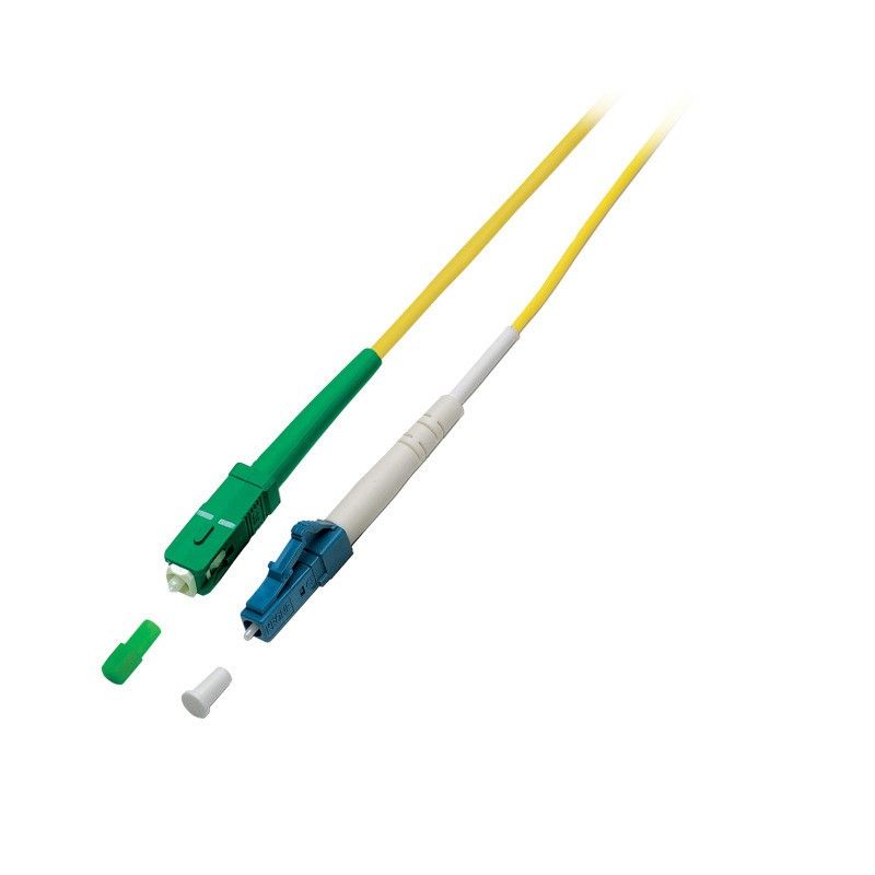 OS2 Glasfaserkabel SC/APC-LC Simplex - 20 Meter