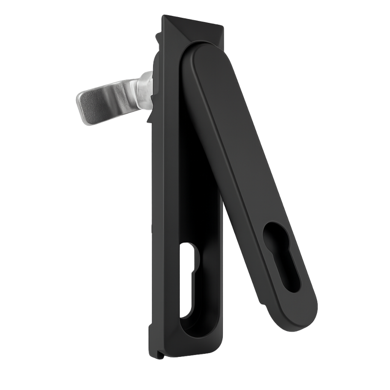 Euro Zylinderschloss für Serverschränke – für perforierten Doppelflügeltüren