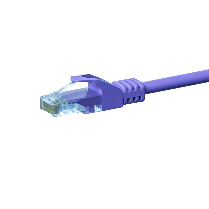 CAT5e Kabel U/UTP - 5 Meter - lila - CCA