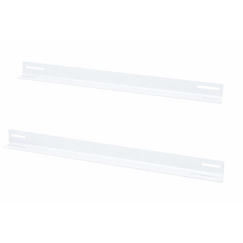 19 Zoll Profilleisten für Wand-Netzwerkschränke 450 mm tief - weiß