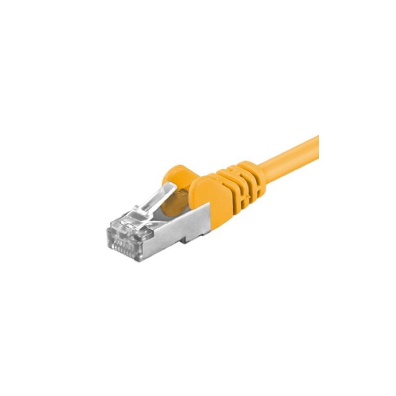 CAT5e Kabel FTP - 0,50 Meter - gelb