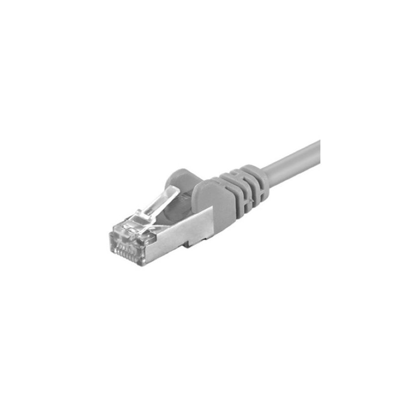 CAT5e Kabel FTP - 0,50 Meter - grau