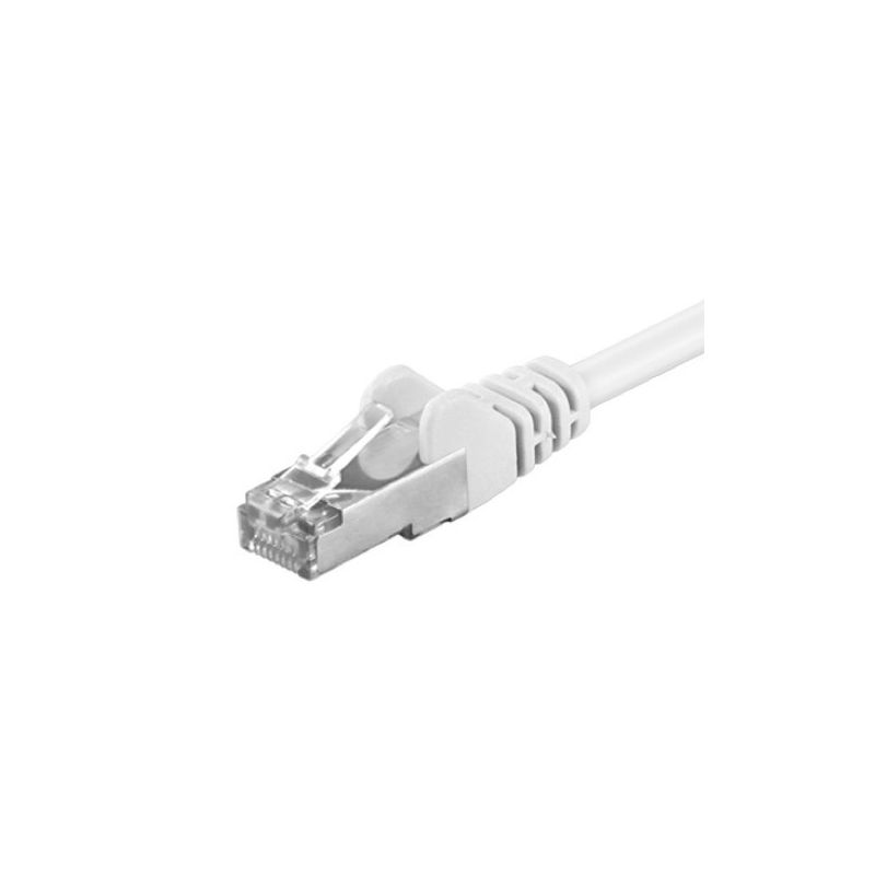 CAT5e Kabel FTP - 1 Meter - weiß