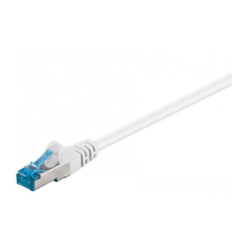 CAT6a Kabel LSOH S-FTP - 0,50 Meter - weiß