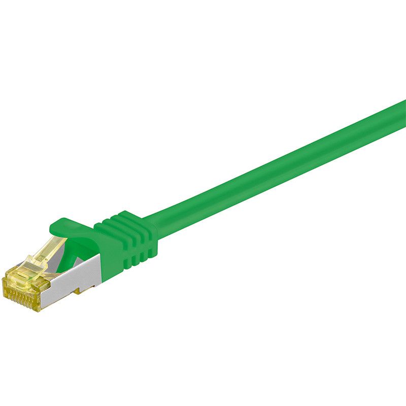 Cat7 Kabel S/FTP/PIMF - 7,5 Meter - grün
