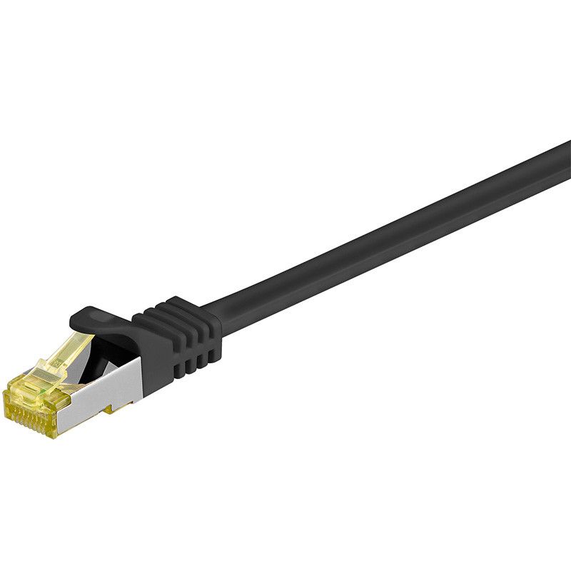 Cat7 Kabel S/FTP/PIMF - 3 Meter - schwarz