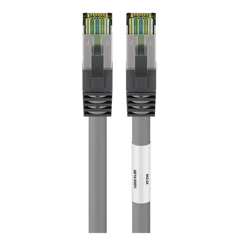 Cat8 Kabel S/FTP/PIMF - 3 Meter - grau