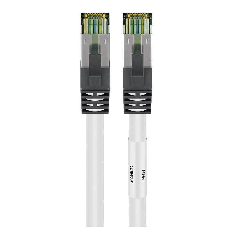 Cat8 Kabel S/FTP/PIMF - 5 Meter - weiß