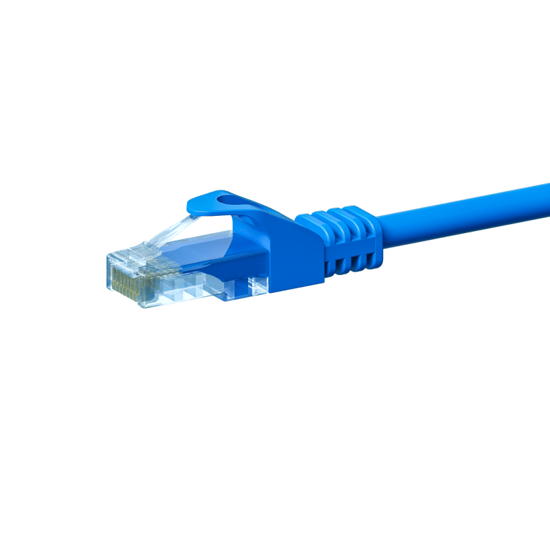 CAT5e Kabel U/UTP  - 2 Meter - blau - CCA