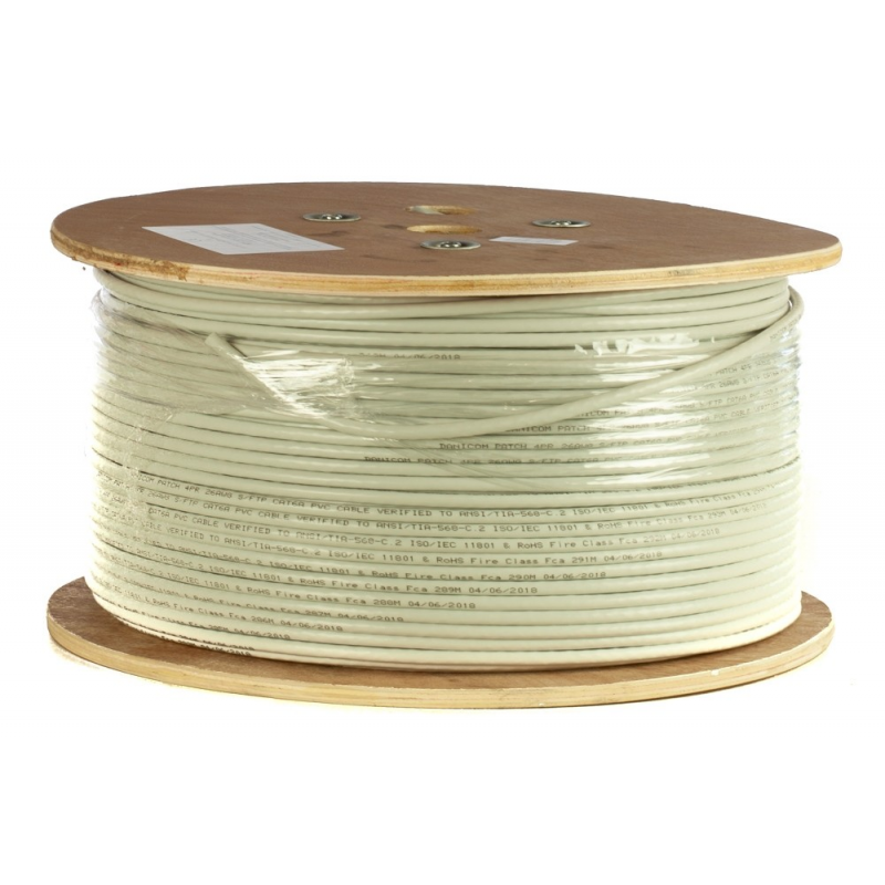 DANICOM CAT6a Kabel S/FTP 305 Meter – PVC (Fca)