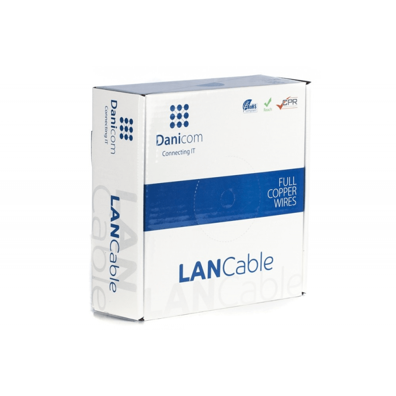 DANICOM CAT5e Kabel UTP 100 Meter – PVC (Eca)