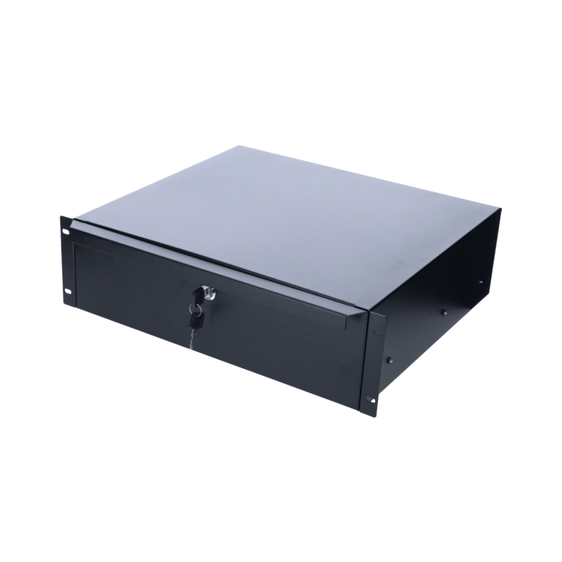 3 HE Schublade - abschließbar