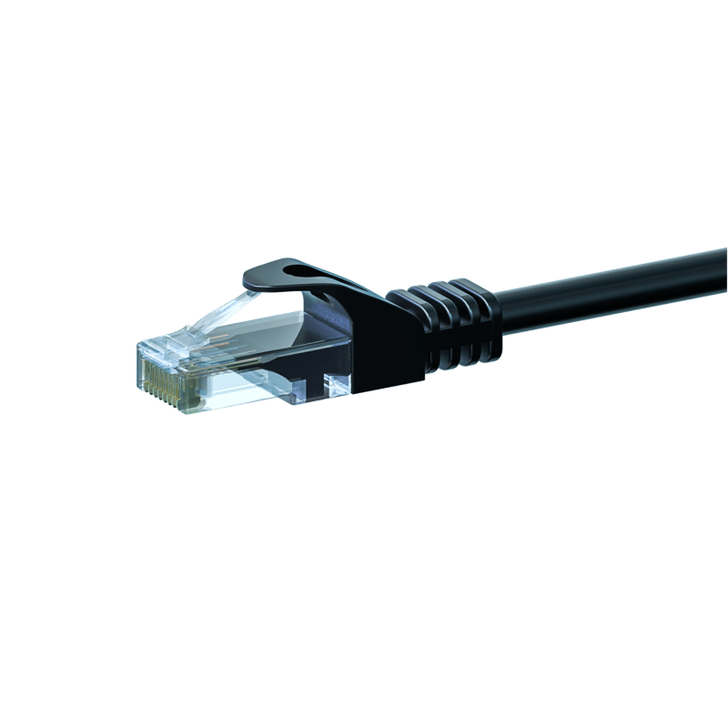 CAT6 Kabel U/UTP - 5 Meter - schwarz - CCA