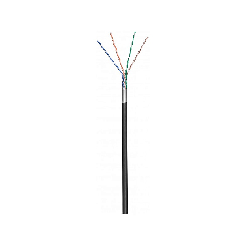 Outdoorkabel CAT5e F/UTP – Flexibel CCA - 100 Meter