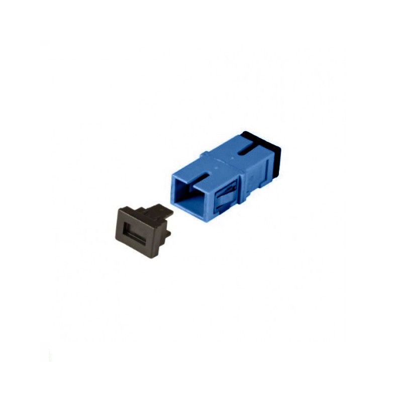 Singlemode Keystone-Glasfaserkupplung SC-SC Simplex - blau