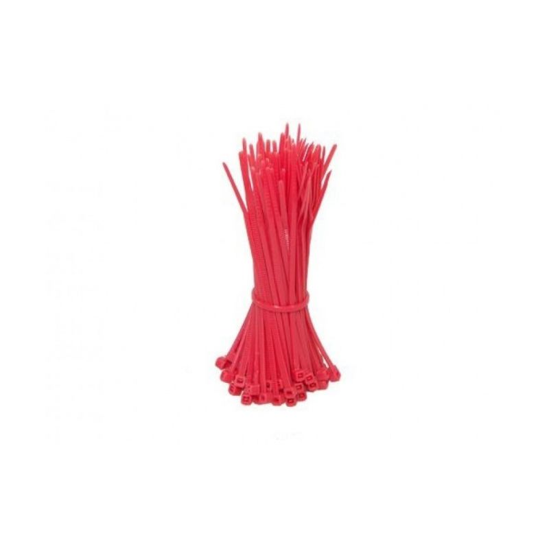 100 Stück Kabelbinder 280 mm - rot