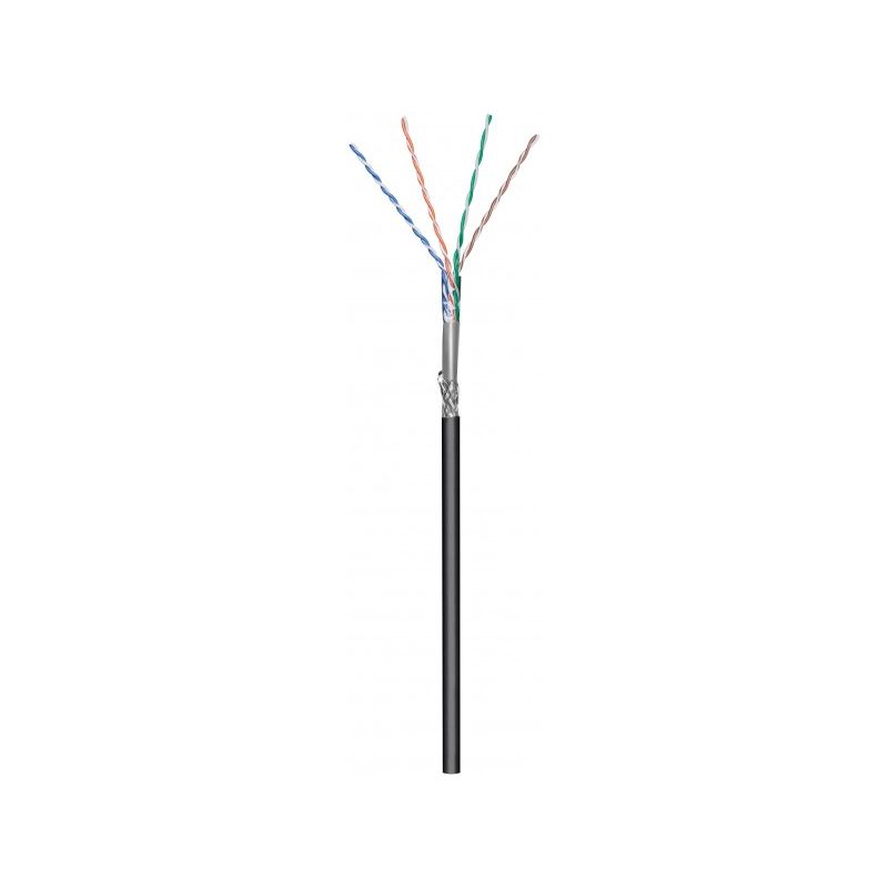 Outdoorkabel CAT6 S/FTP - Flexibel CCA - 100 Meter