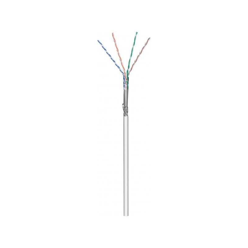 CAT5e Netzwerkkabel Flexibel - SF/UTP - 100 Meter - grau CCA