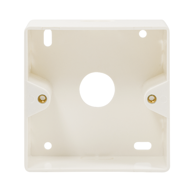 Aufputz-Rahmen für Anschlußdose, Farbe Elfenbein