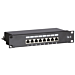 10 Zoll Patchfeld 8 Ports CAT 5e FTP