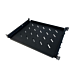 1 HE verstellbarer Regalboden 550 - 790 mm für Netzwerkschrank 