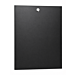 9 HE Metallseitenwand für 10" Servergehäuse - 450mm tief mit Schloss